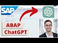 Integrate OpenAI API in ABAP with ChatGPT: Step-by-Step Guide