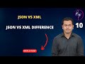 10  JSON Vs XML -  JSON Vs XML difference