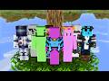 I Put 8 Youtubers in an Upsidedown Minecraft World