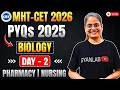 MHTCET 2026 | Top MCQ's \u0026 PYQ's | Day 2 | Biology | Gyanlab | Anjali Patel