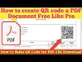 How to Create a QR Code For a PDF Document Free Like a Pro