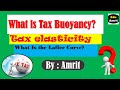 What is Tax Buoyancy ,Tax elasticity, laffer curve  ?
