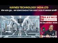 Kaynes Technology : Crash, Recovery \u0026 2026 Semiconductor Trigger | Girish Gupta | 26 December 2025 |
