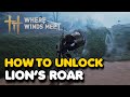 How To Unlock The Lion's Roar Skill In Where Winds Meet (Mystic Skill)
