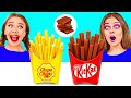 Real Food vs Chocolate Food Challenge | Funny Food Challenges by Crazy DO