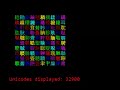Unicode Characters 1-200,000