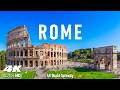Roma, Italy 4K - Colosseum, Vatican City \u0026 Ancient Roman Streets