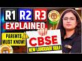 Big CBSE Change 🚨 R1 R2 R3 Language Rule Every Student Must Know! #class10 #class9