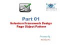 Selenium Framework Design From Scratch | Part-1 | Live Class