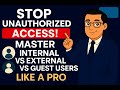 Stop Unauthorized Access! Master Internal vs External Users vs Guest Users in Microsoft 365