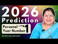 Predictions 2026 for Personal Year number 1