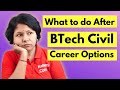 What to do after B Tech Civil Engineering? | @SushmitaMadhu