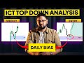 ICT Top Down Analysis \u0026 Daily Bias | Simplified + Trade Breakdown (Po3 \u0026 DRT)
