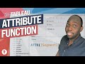 What is ATTR (...) aka Attribute Function in Tableau?