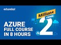 Azure Full Course - Learn Microsoft Azure in 8 Hours | Azure Tutorial For Beginners | Edureka