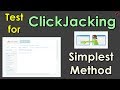 [HINDI] Test for ClickJacking | Simple Way | ClickJacker.io | Bug Hunting