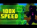 Beating minecraft at 100X SPEED...