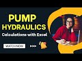 Pump Hydraulics \u0026 Sizing | Process Design Engineering | Chemical Engineering | Excel | PAYO'S