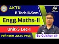Lec-1 I Unit-5 I Maths-2 I by Gulshan Sir