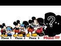 FNF comparison Battle Mickey Mouse \u0026 BF - ALL Phases of fnf Characters Friday Night Funkin Animation