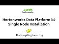 Hortonworks Data Platform 3.0.0 Single Node installation in 5 Minutes