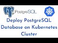 How to deploy PostgreSQL Database on Kubernetes Cluster | Login to PostgreSQL on Kubernetes