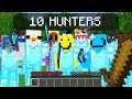 Minecraft Speedrunner VS 10 Hardcore Hunters