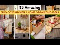 Collection of 35 ZERO COST Kitchen and Home Organizing Ideas | Organize Your Home for FREE