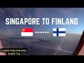 Flying from Singapore to Finland 🇸🇬🇫🇮 | June 2022 | Finnair | Airbus A350 | Economy