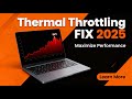Thermal Throttling FIX (2025) | Updated ThrottleStop Guide for No Lag Performance