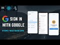 Setting Up Google Sign In for Expo / React Native Apps