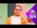 NEW! Ep 4679 - Bhide ne diya Secretary post se Resignation ?   | Taarak Mehta ka Ooltah  Chashmah