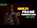 Install 4X Multi Frame Generation on Any GPU – Massive FPS Boost