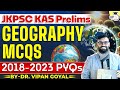 JKPSC KAS Prelims Geography MCQs l Last 5 Years 2018-2023 Geography PYQs by Dr Vipan Goyal l JKPSC