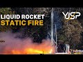 Firing a Liquid Rocket on a Farm | GoldiLOX Static Fire