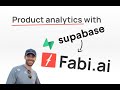 Analyzing product data in Supabase with Fabi.ai