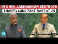 In Just 2 Min,Jaishankar Destroys Pakistan PM Sharif's Long Fake Rant At UNI India,Pahalgam, Sindoor