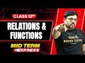 Relations and Functions in 60 Minutes⏲️| Class 12 Maths Chapter 1 | Boards 2026 | Harsh Sir ‪