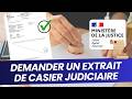 Comment obtenir un extrait de casier judiciaire (bulletin n°3) ?