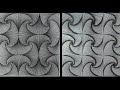 2 Very easy and beautiful 3D illusion drawing ideas. Drawing patterns. #opticalillusion
