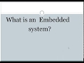 Embedded Systems Tutorial 1