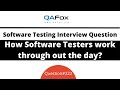 How Software Testers works through out the day? (Software Testing Interview Question #222)