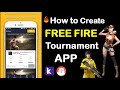 How to Create our Own Free Fire tournament Application kodular,appybuilder.(2020)