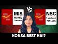 कौन सी है Best Scheme? | Post Office MIS vs NSC Scheme Post Office MIS vs NSC 2025 | Passive Income