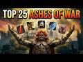 Top 25 Ashes of War Ranked. Elden Ring Tier List