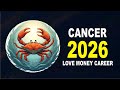cancer horoscope 2026 : love, money, career \u0026 life changes