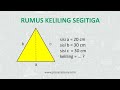 Rumus menghitung Keliling Segitiga - Matematika kelas 4 SD - Pras Academy