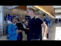 Towering Tarzan Star Alexander Skarsgard Jets Out Of LA