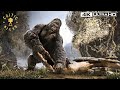 King Kong's Brutal Battle With The T-Rex (Full Scene) | King Kong 4k HDR