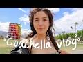 COACHELLA VLOG | traveling w friends, artist pass \u0026 going backstage!